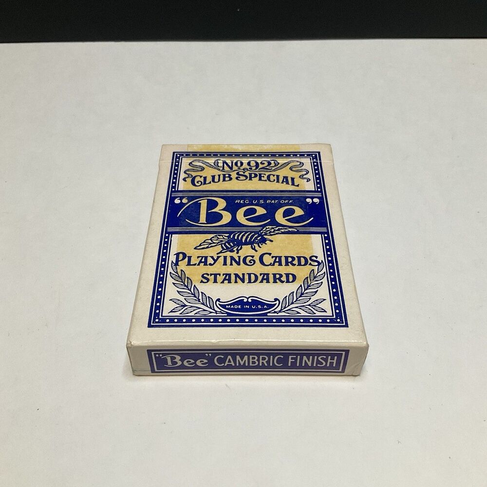 Vintage Sahara Hotel No. 92 Club Special Bee Playing Cards Complete Deck